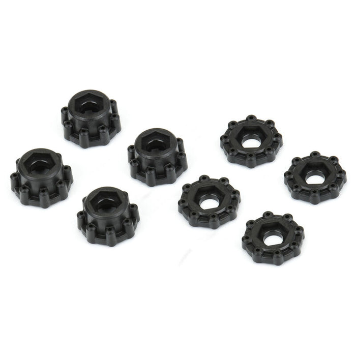 PRO634500 Pro-Line 1/8 8x32 to 17mm Zero & 1/2" Offset Hex Adapters