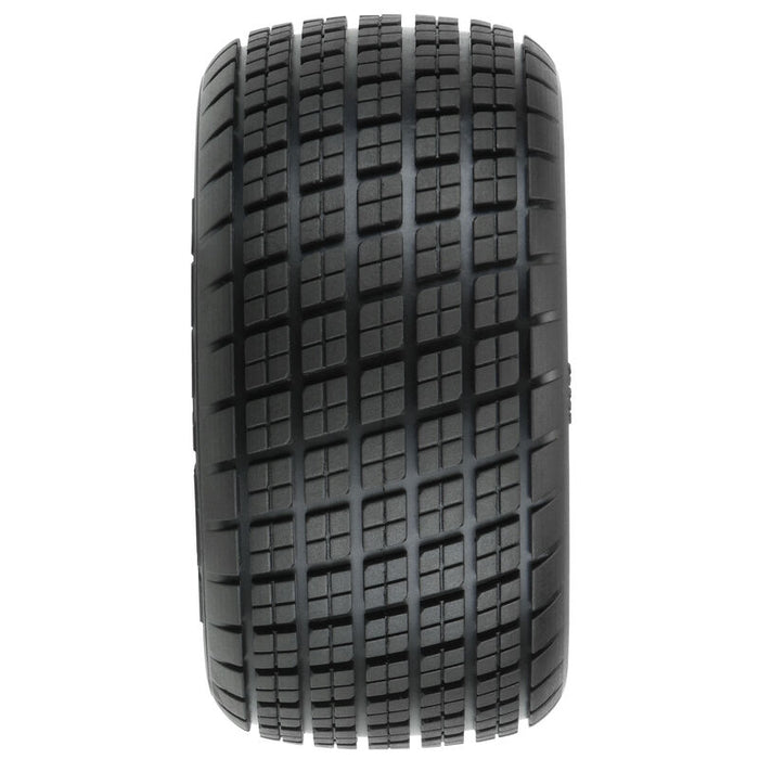 PRO827402 PRO-LINE 1/10 Hoosier Angle Block M3 Rear 2.2" Dirt Oval Tires (2)