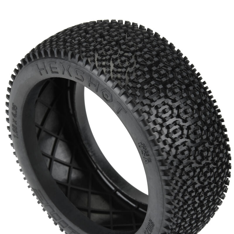 9073-204 Proline 1/8 Hex Shot S4 Front/Rear Off-Road Buggy Tires (2)