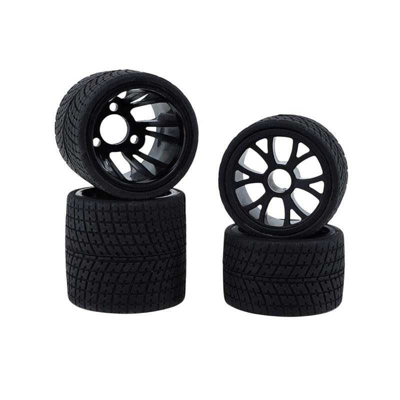 XCE-3025.2 eXcelerate R12 1/12th Rubber Tires (4) Pre-Mounts