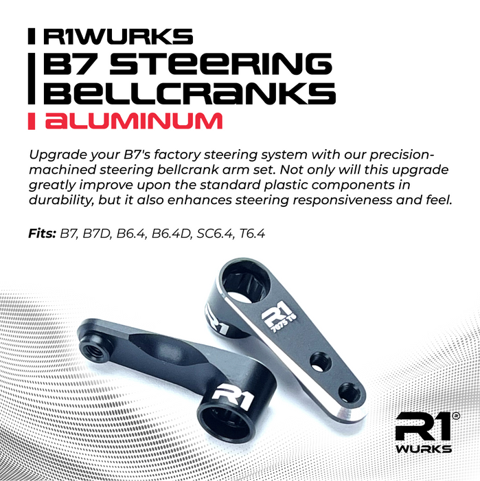 900056 R1 WURKS (B7 Series) Steering Bellcranks, Aluminum