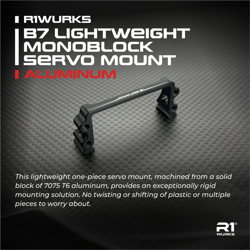 900049 R1 WURKS (B7 Series) lightweight Monoblock Servo Mount, Aluminum