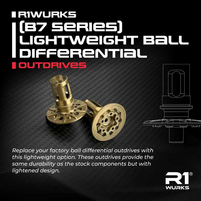 900098 R1WURKS (B7 Series) Lightweight Ball Differential Outdrives