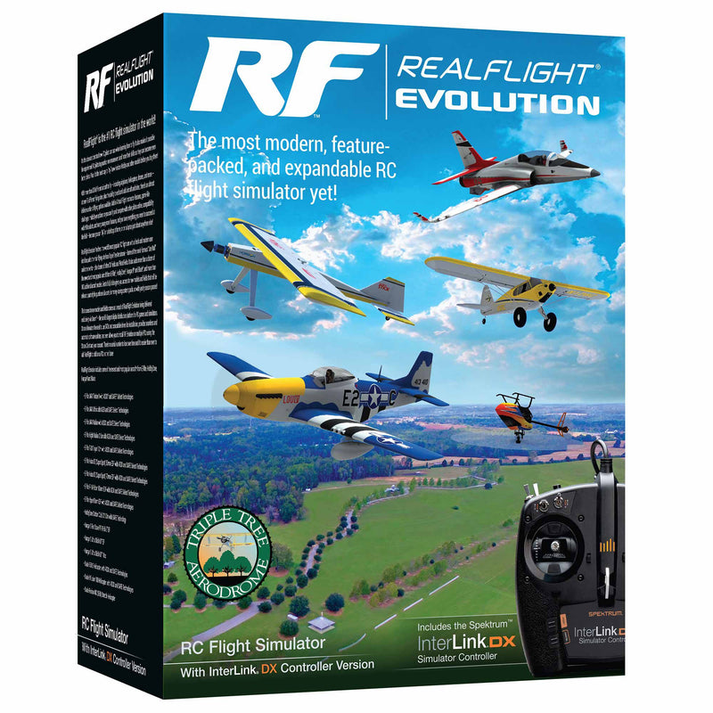 RFL2000 Horizon Hobby RealFlight Evolution RC Flight Sim w/ InterLink