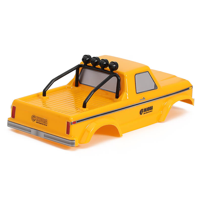SCX24-F150 INJORA Ford F150 Clear Body Shell With Roll Cage For Axial SCX24