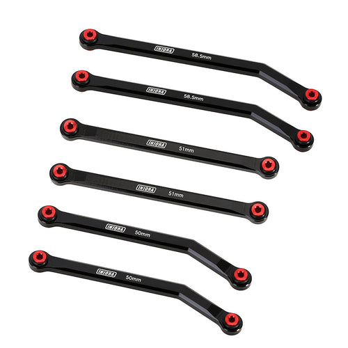SCX24-52 INJORA 7pcs High Clearance Chassis Links for SCX24 C10 JLU Bronco Base Camp