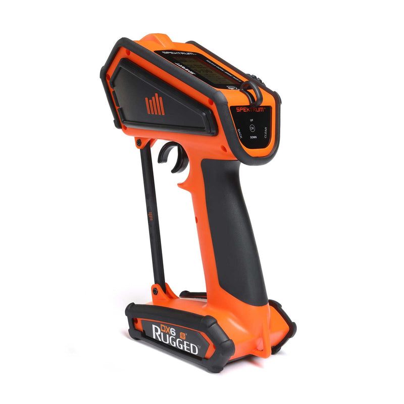 SPMR6215O Spektrum DX6 Rugged 6-Channel DSMR Transmitter Only, Orange