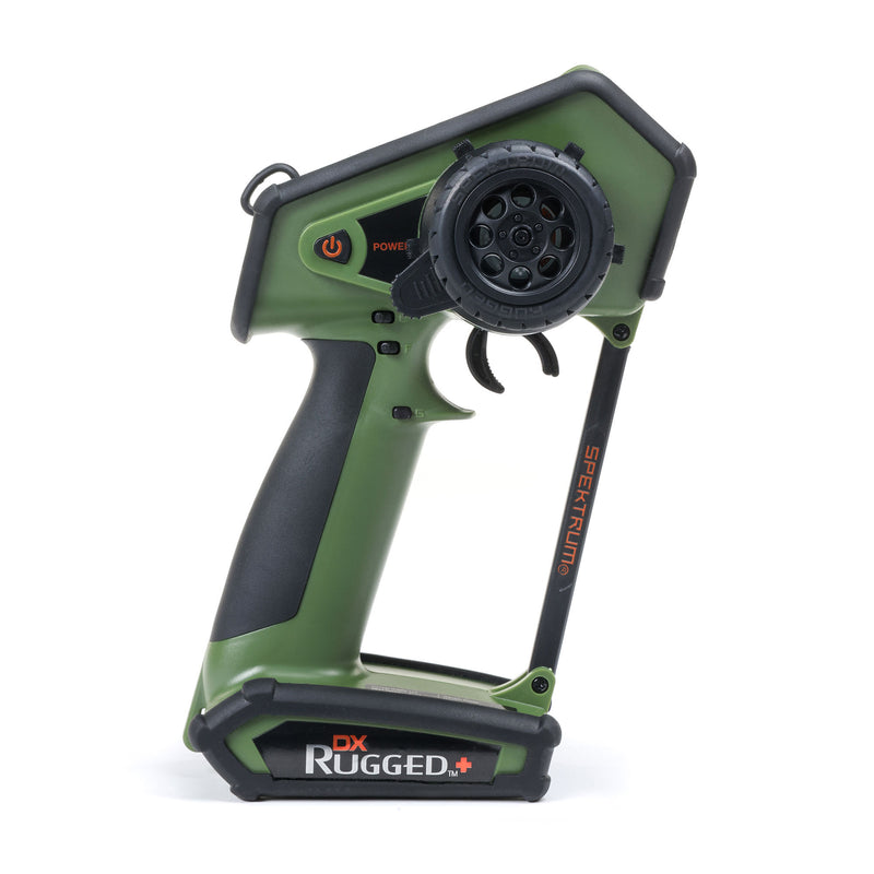 SPMR6220G Spektrum DX Rugged+ 12-Channel DSMR+ Transmitter, Green