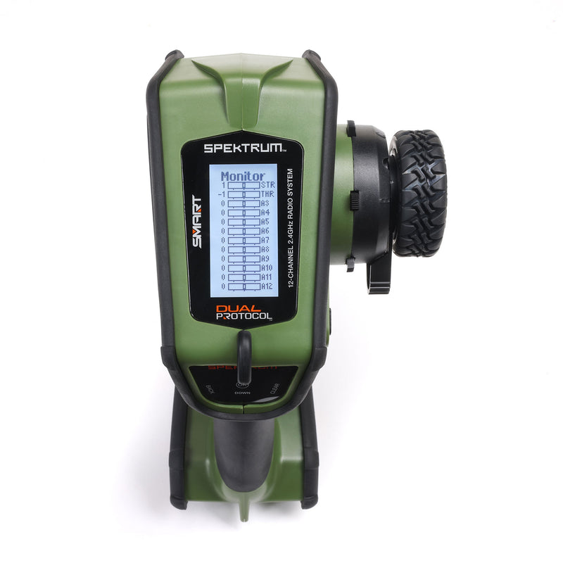 SPMR6220G Spektrum DX Rugged+ 12-Channel DSMR+ Transmitter, Green