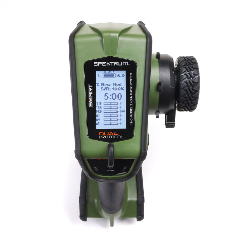 SPMR6220G Spektrum DX Rugged+ 12-Channel DSMR+ Transmitter, Green