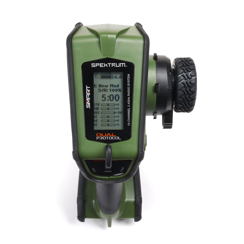 SPMR6220G Spektrum DX Rugged+ 12-Channel DSMR+ Transmitter, Green