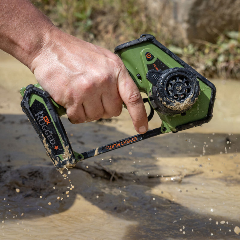 SPMR6220G Spektrum DX Rugged+ 12-Channel DSMR+ Transmitter, Green