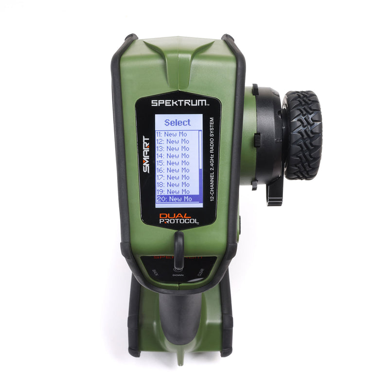 SPMR6220G Spektrum DX Rugged+ 12-Channel DSMR+ Transmitter, Green
