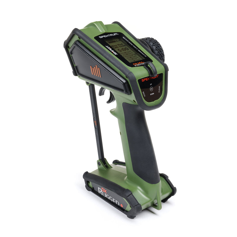 SPMR6220G Spektrum DX Rugged+ 12-Channel DSMR+ Transmitter, Green
