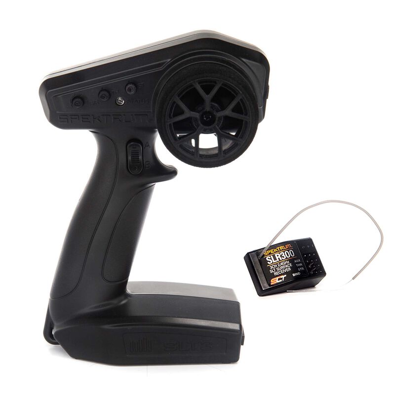 SPMSLT350 Spektrum SLT3 3-Channel SLT Transmitter with SLR300 Receiver ...
