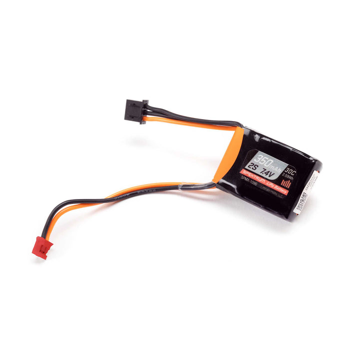 SPMX-1090 Spektrum 7.4V 350mAh 2S 30C LiPo Battery: PH2.0 Micro-B