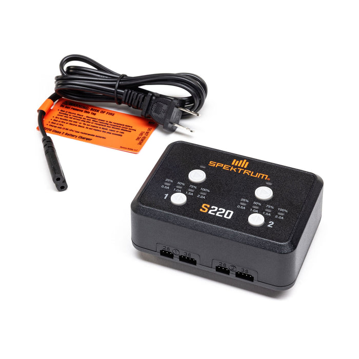 SPMXC0220 Spektrum S220 AC 2x20W Balance Charger