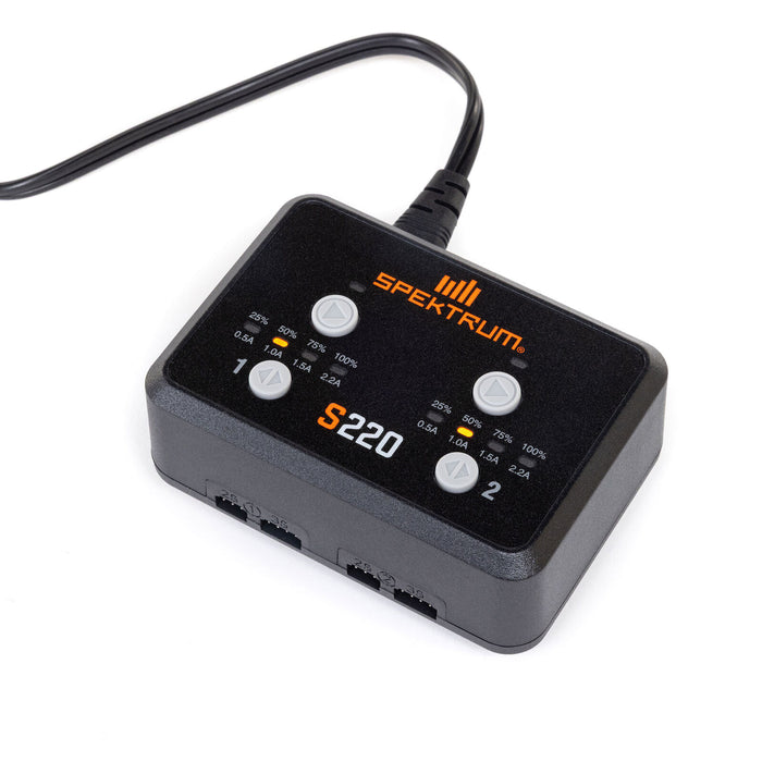 SPMXC0220 Spektrum S220 AC 2x20W Balance Charger