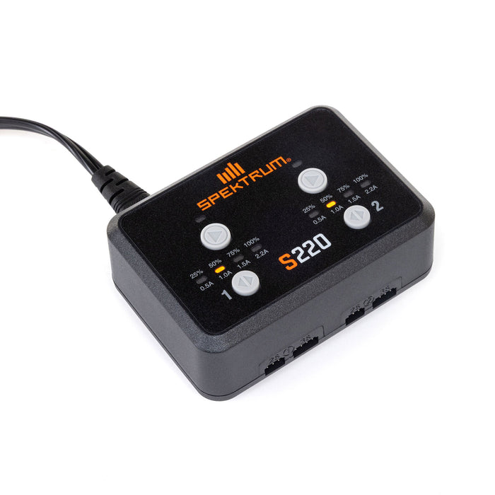 SPMXC0220 Spektrum S220 AC 2x20W Balance Charger