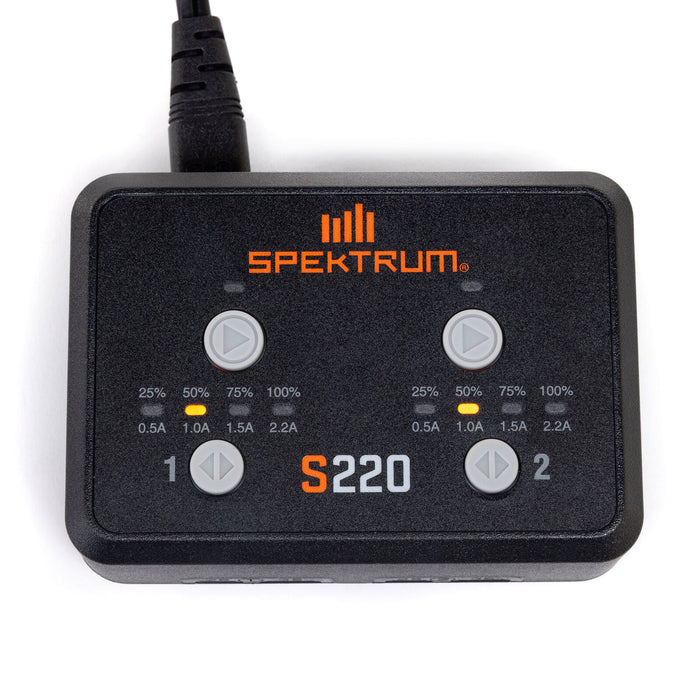 SPMXC0220 Spektrum S220 AC 2x20W Balance Charger