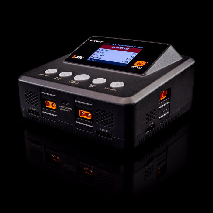 SPMXC3040 Spektrum S450 G2 AC/DC Smart Charger 4x50W