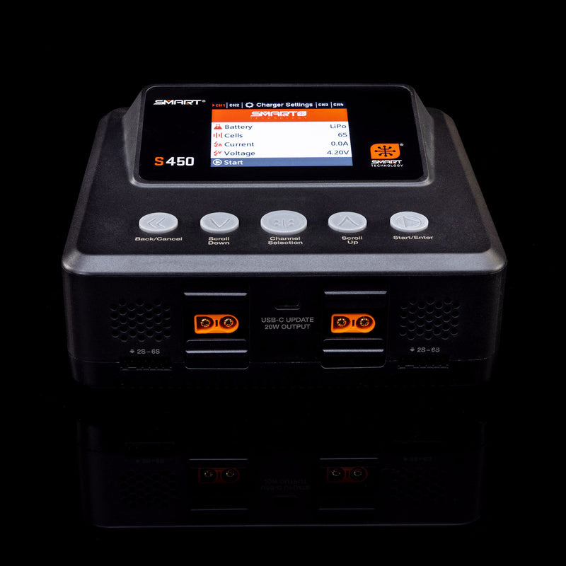 SPMXC3040 Spektrum S450 G2 AC/DC Smart Charger 4x50W