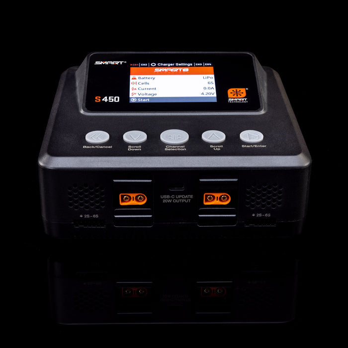 SPMXC3040 Spektrum S450 G2 AC/DC Smart Charger 4x50W