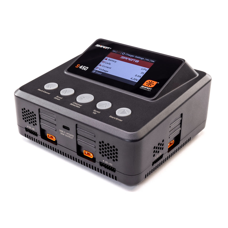 SPMXC3040 Spektrum S450 G2 AC/DC Smart Charger 4x50W