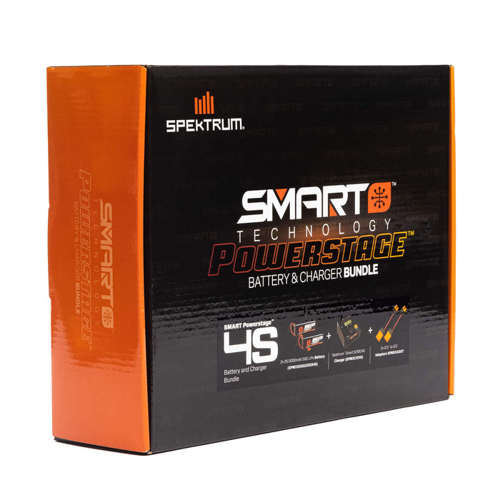 SPMXPS4 Smart Powerstage 4S Surface Bundle: 5000mAh 2S LiPo Battery (2) / S2100 Charger
