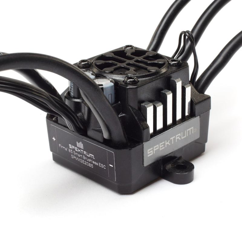 SPMXSE2085 Spektrum Firma 85A Black Edition Brushless Smart ESC V2, 2S-3S