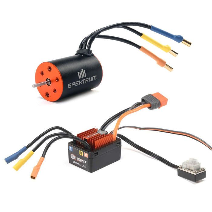 SPMXSEMC14 Spektrum Firma 30A Brushless Smart ESC / 4500Kv Motor Combo: Minis