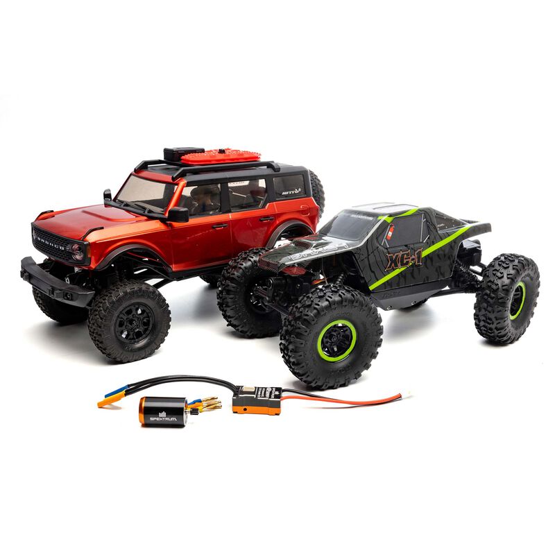 SPMXSEMC18 Spektrum Firma 8A Sensored Brushless ESC / Motor Combo: 1/24 Rock Crawlers