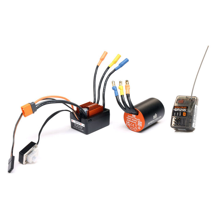 SPMXSEMC25 Spektrum Firma Brushless Motor / ESC / Receiver Combo, 4500Kv: NASCAR