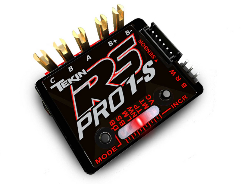 TEKTT1161 Tekin RS Pro Black Edition BL 1S 1/12 Sensored/Sensorless Brushless ESC