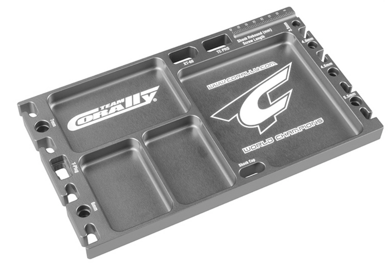 16305 Team Corally Multi purpose Ultra Tray SILVER