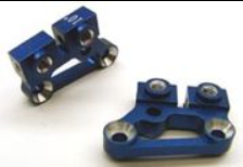 4269 CRC Aluminum 10 Degree Caster Blocks, Blue