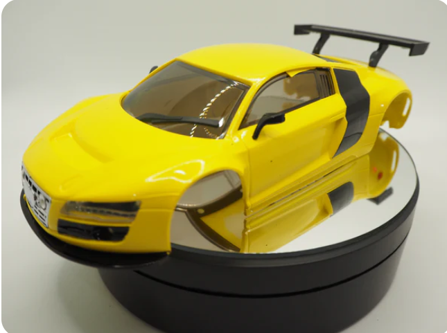 Silver Horse RC Mini-Z Audi R8 98mm body - Yellow