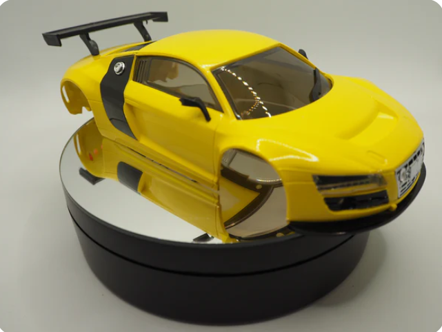 Silver Horse RC Mini-Z Audi R8 98mm body - Yellow