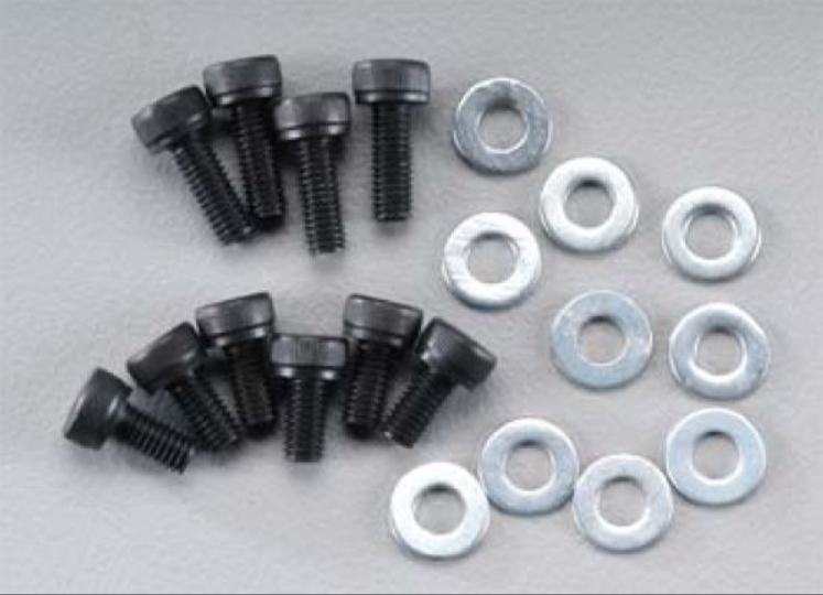 5208 Custom Works Steel Motor Screws 3x6mm w/ Washer (10)