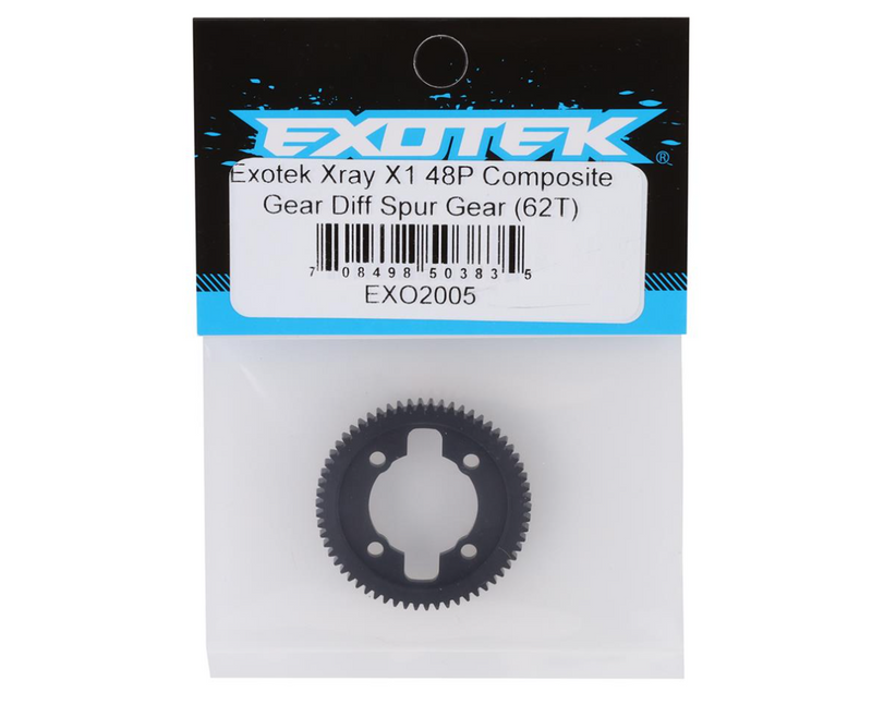 2005 - Exotek XRAY X1 48P Composite Gear Differential Spur Gear (62T)