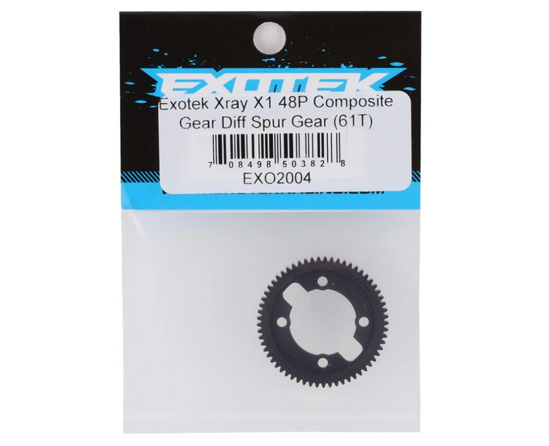 2004 - Exotek XRAY X1 48P Composite Gear Differential Spur Gear (61T)