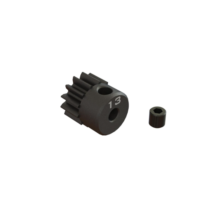 Arrma ARA311075 13T 0.8Mod 1/8 Bore CNC Steel Pinion Gear