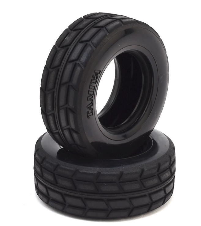 Tamiya 51589 TT-01 Racing Truck On-Road Semi Truck Tires (2)