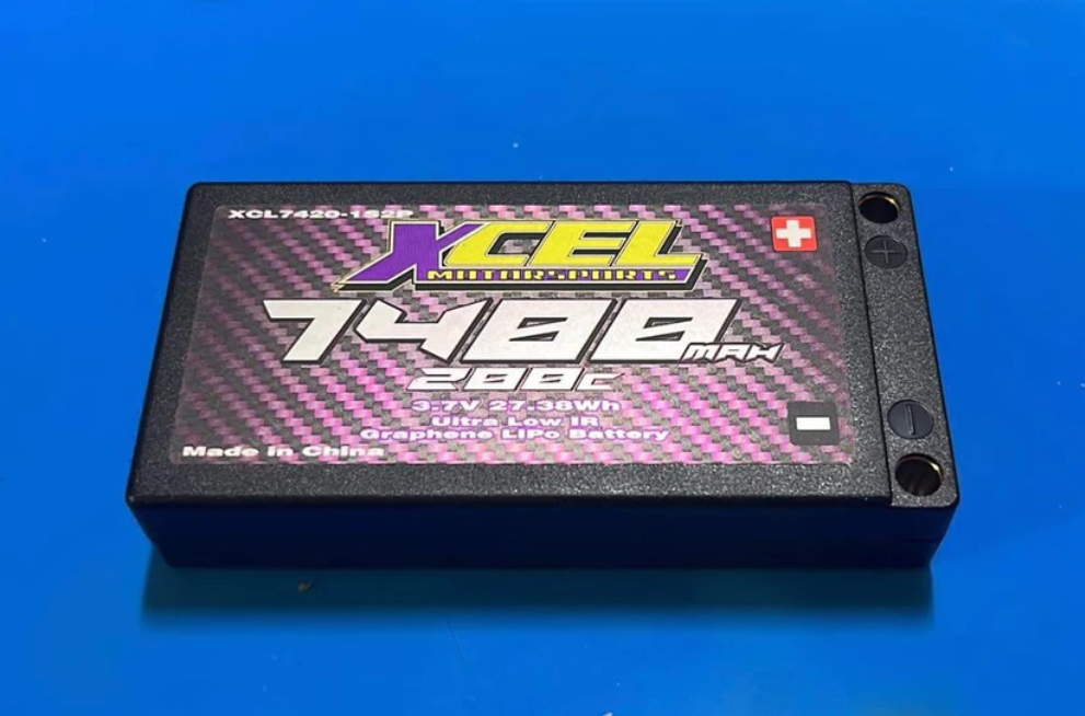 XCEL Motorsports 1s 7400mah/200C Battery