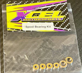 XCEL Hybrid Ceramic Pan Car Bearings, Spool, 1/8" Front Axle XCL0018