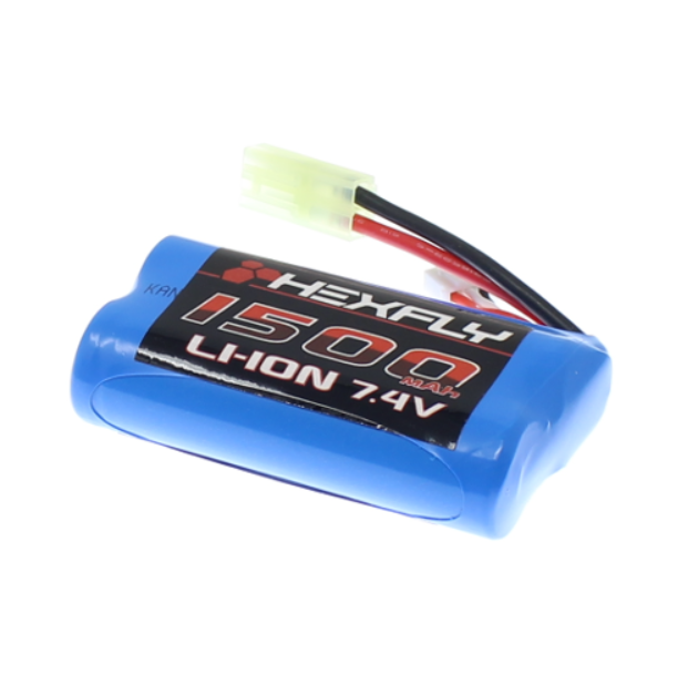 Redcat Racing Hexfly 12225TA 7.4V 1500mAh Battery with small Tamiya Plug