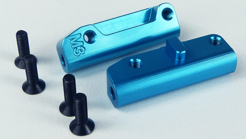 2436 Custom Works Rear Suspensions Mounts 3MM Threads (pr)