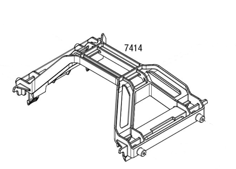 Traxxas 7414 Body Cross Brace Fits 7412 Body