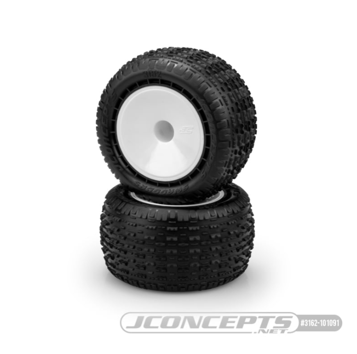 Swaggers - 2.2" Stadium Truck Pre-mounts, White Wheel
