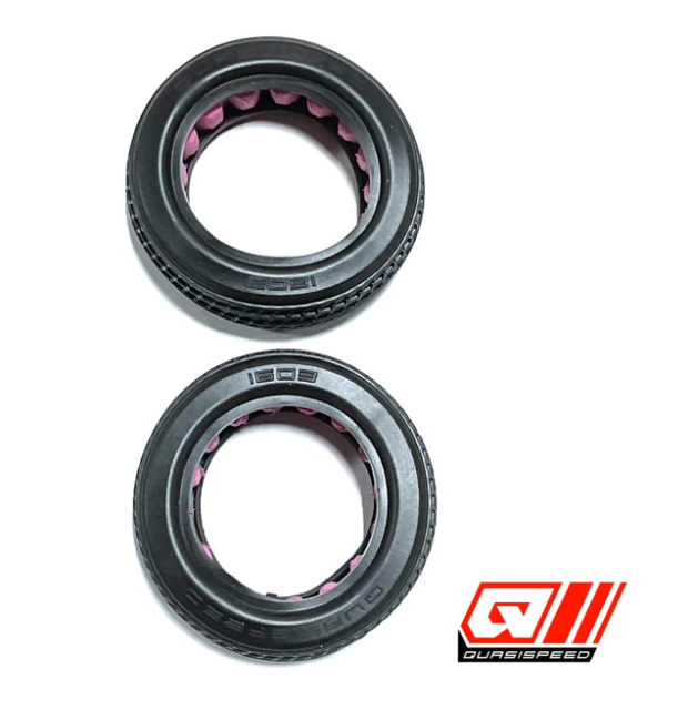 QS-1601 Quasi Speed Front Tires with Inserts (Pair)